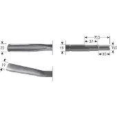 Rotec 6-kant Gutsbeitel 22x250mm 6-kant ø19,0 / ø16,5x35 - 2153015