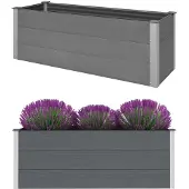 vidaXL 7-delige Loungeset met kussens poly rattan zwart