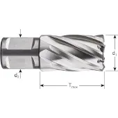 Kippers Rijssen HSS Kernboor SILVER-LINE, weldon 19, ø22x110 - 536.2300W - 536.2300W