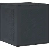 vidaXL Opbergbox met opslag Antraciet 55 x 53 x 57 cm Polypropyleen