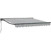 vidaXL Zonnescherm Frame Antraciet en Wit 300 x 250 cm