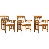vidaXL 6-delige Loungeset met kussens poly rattan beige