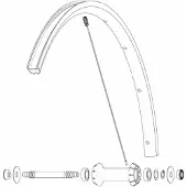 Mavic Front Ksyrium Sl Rb Racefietsvelg