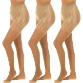 Jolie Folie Pack-3 Push up Slipjes 40 Den PUSHUP40 vrouw