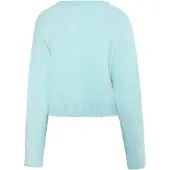 Mymo Gebreid vest hemelsblauw