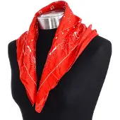 Buff Bedrukte katoenen sjaal 97700 unisex