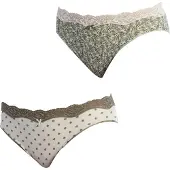 Janira Set-2 Brislip Coquettes Katoenen Slip 1031497 voor dames