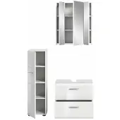 Furnilux Ice badkamercombinatie hoogglans mdf tz nb