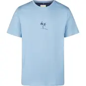 Phil&Co. Pyjama kort 'Lounge Dreams' lichtblauw / donkerblauw