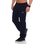 Nike Heren Club Swoosh Cuff Joggingbroek in marineblauw