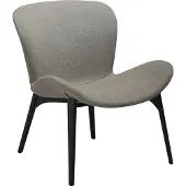 Ebuy24 Paragon Dan-Form fauteuil bouclé lichtbruin.