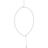 NAEMI Ketting zilver / wit