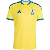Adidas Tricot 'Ukraine 26 Home' blauw / geel / honing / wit