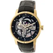 Heritor Automatic Heritor Automatische Ryder Skeleton Lederen Band Horloge