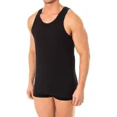 Abanderado Heren-T-shirt met ronde hals en brede band A040Z