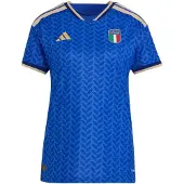 Adidas Tricot 'Italy 26 Women's Team Home Authentic' blauw / geel