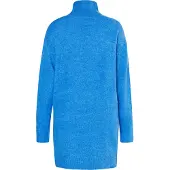 Mymo Gebreide jurk blauw