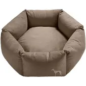 Hunter Orthopedische Hondenmand 6-hoekig Taupe L = Ø 90 cm