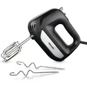 Tomado THM3001B - Handmixer - 6 snelheden - Turbofunctie - Gardes en deeghaken - Zwart