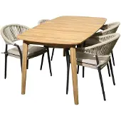 Buitengewoon Boet Bella Casino Diningset 160x90x76 cm