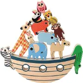 Vilac balansspel dierenark houten familiespel Ingela P.Arrhenius.