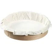 House of Marie Bakring Hout met Bakpapier Ø20cm set/3