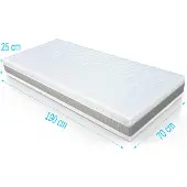 Droommatras Pocketvering matras 7 Comfort Maxim 70x190 dikte 24cm