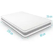 Droommatras Koudschuimmatras INTENSOR 90x220 dikte 24 cm