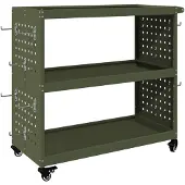 vidaXL Gereedschapswagen Olijf Groen 75 x 35 x 73 cm Koudgewalst staal
