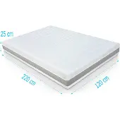 Droommatras Pocketvering matras 7 Comfort Maxim 120x220 dikte 24cm