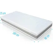Droommatras Pocketvering matras 7 Comfort Maxim 90x190 dikte 24cm