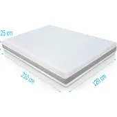 Droommatras Pocketvering matras 7 Comfort Maxim 120x210 dikte 24cm