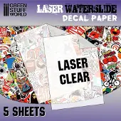 Poromagia Modelbouwdecoratie - Stuff World 10068 Decal Paper - Clear - Laser - 5xA4 Decal papier