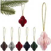 Springos Kersthanger | Opvouwbaar | Meerkleurig | 4 cm | 6 Stuks