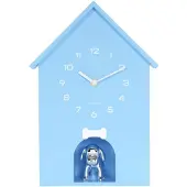 Karlsson Hondenhuisje voor klokken, met hond, zachtblauw