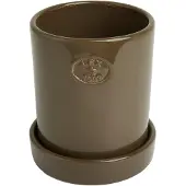 Lexington Pot Met Schotel H18 Cm - Bloempotten Terracotta Taupe - 10008096-1998-M