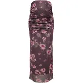 ONLY Maternity Rok 'OLMLOURA' bruin / rosa