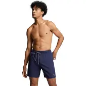 Puma Swim Halflange Zwembroek voor Heren, Blauw, Maat XS
