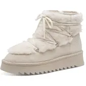 Tamaris Snowboots ivoor