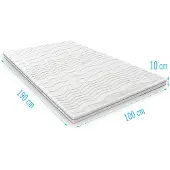 Droommatras Harde topdekmatras 100x190 dikte 10 cm