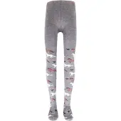 Ewers Kindermaillot Grijs met Paarden - 134/146