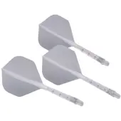 Cuesoul - ROST T19 Integrated Dart Flights - Standard Shape - Clear