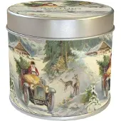 Sköna Ting Vonna kaars in blik, kerstthema: Kerstbos, Kerstman