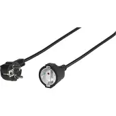 Vivanco Schuko-verlengsnoer M-v 5 M Zwart Verlengkabel