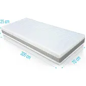 Droommatras Pocketvering matras 7 Comfort Maxim 70x200 dikte 24cm