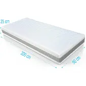 Droommatras Pocketvering matras 7 Comfort Maxim 90x200 dikte 24cm