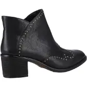 Hush puppies Waverly Leren Zwarte Damesschoenen