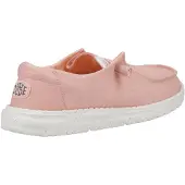 HEY DUDE Wendy Canvas 100% Katoenen Roze Instappers Voor Dames