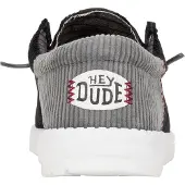 HeyDude Wally Funk Corduroy Textiel Herenschoenen Zwart