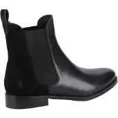 Hush puppies Colette Suède Dames Zwart Laarzen